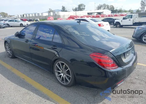 2018 Mercedes-Benz S 560 из США, поврежденный, VIN WDDUG8DB8JA409789